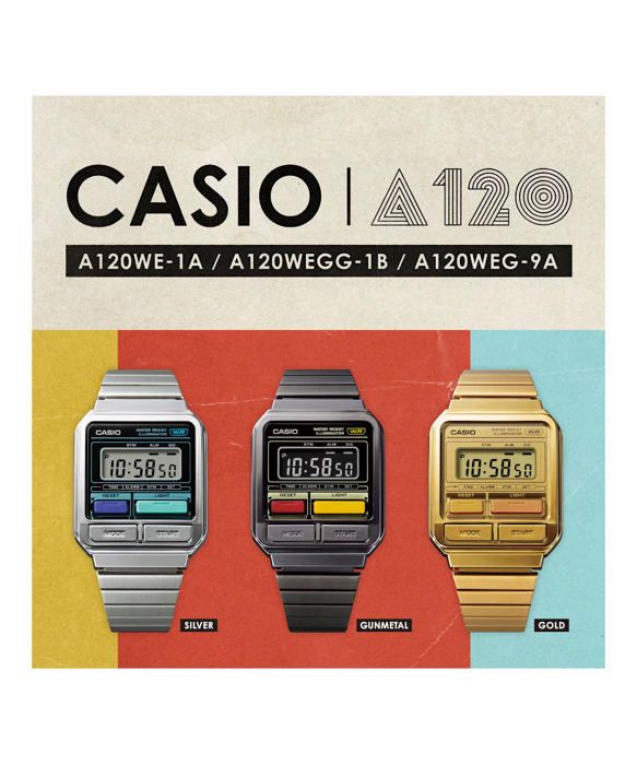 CASIO KLOCKA A120WEG-9ADF-Unisex