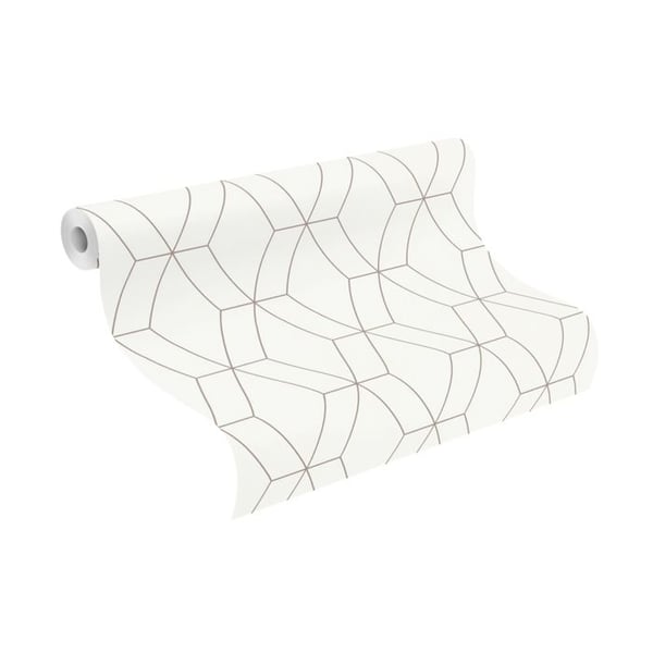 Rasch Selection 278613 Tapet Papper Mönster & Motiv 10.05 x 0.53 m Gräddfärgad