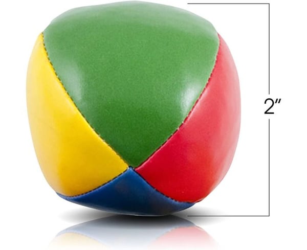 Jongleringsbollar - AUCUNEARY - Set med 3 - Mjuka - Flerfärgade - För nybörjare
