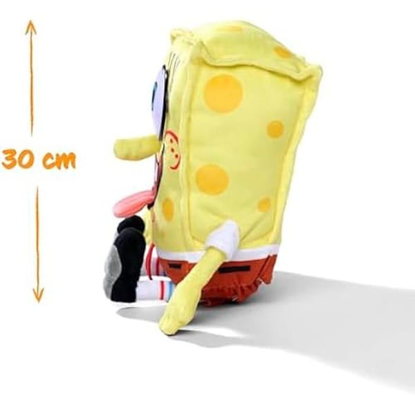 Funktionell Plush - SIMBA - Spongebob - 30 cm - Roliga Ljud - Tunga Dragning