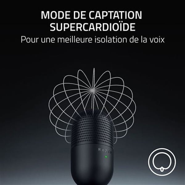Mikrofon - Razer - Seiren V3 Mini - Superkardioid - USB - Kompakt och lätt