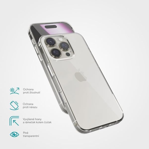 Epico Hero-skala för iPhone 16 Pro Max - Transparent