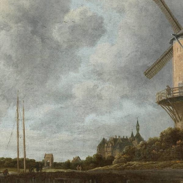Fototapet 2504V-11 Digitaltryck Natur Landskap 3,5 x 2,7 m Erismann Zooom Brun Grå