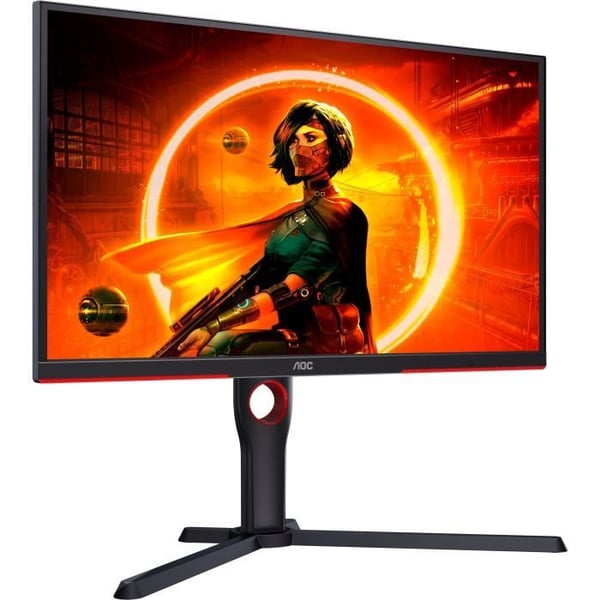 PC Spelmonitor - AOC - 24,5" - FHD - 240Hz - Snabb VA-panel - 1ms - Höjdjusterbar - 25G3ZM/BK