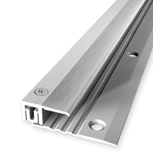 PROVISTON Kompensationsprofil Avslutningsprofil l 22 mm Kompensationshöjd 6.5 - 16 mm L 1000 mm Profil i aluminium Silver...