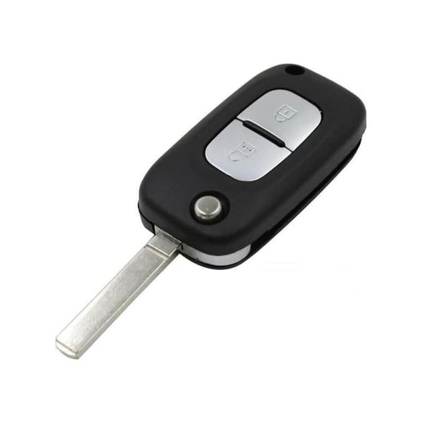 Nyckel-fob 2 knappar svart kompatibel med Renault Clio 3, Kangoo 2, Master 3, Modus, Twingo 2, Wind