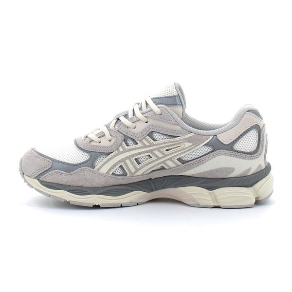Asics GEL-NYC sneaker - Grå, Vit - Ref. 1201A789-103 - Ovandel i mesh, syntet - Spetsfästning