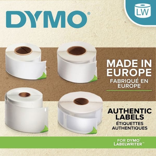 Adressetiketter - DYMO - LW STD - 28x89mm - 12PK - Färg: Svart