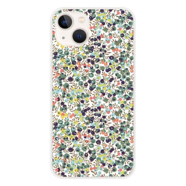 Silikonskal - Kompatibel med Apple iPhone 13 - design liberty wiltshire grön