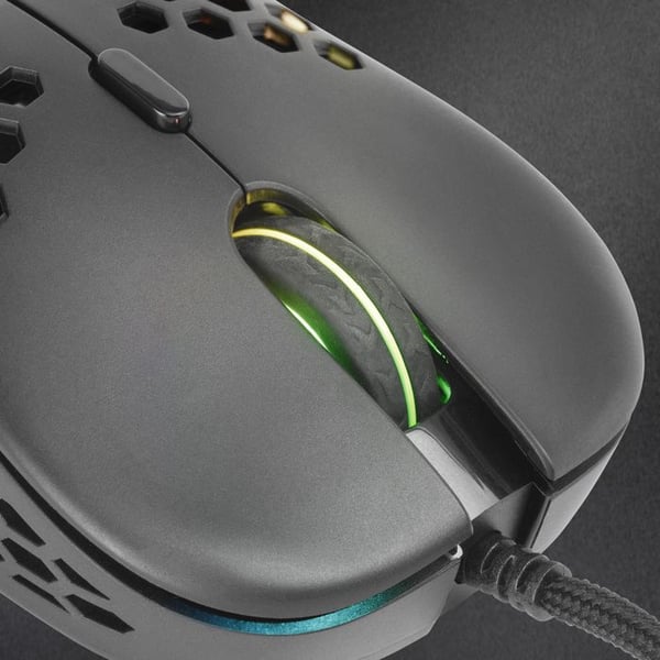 Spelmus - MARS GAMING - MM55 RGB - 12800 DPI - 7 programmerbara knappar - Trådad Spelmus - MARS GAMING - MM55 RGB - 12800 DPI - 7 programmerbara knappar - Trådad