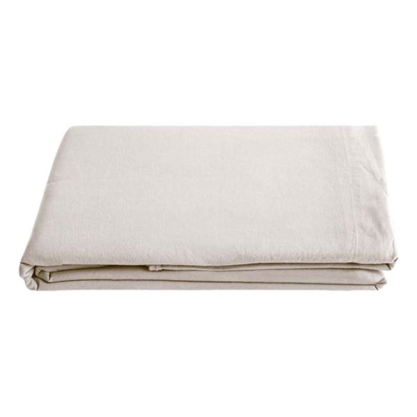 Palace rentvättad färgad bomullslakan, 63 trådar/cm² Vent du sud - Palace Naturel - 240 x 290 cm för dubbelsäng