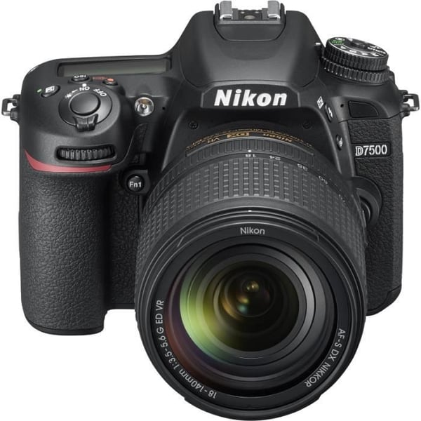 Nikon D7500 + 18-140 mm VR-reflexkamera - NIKON - CMOS - 4K/UHD-video - Bluetooth