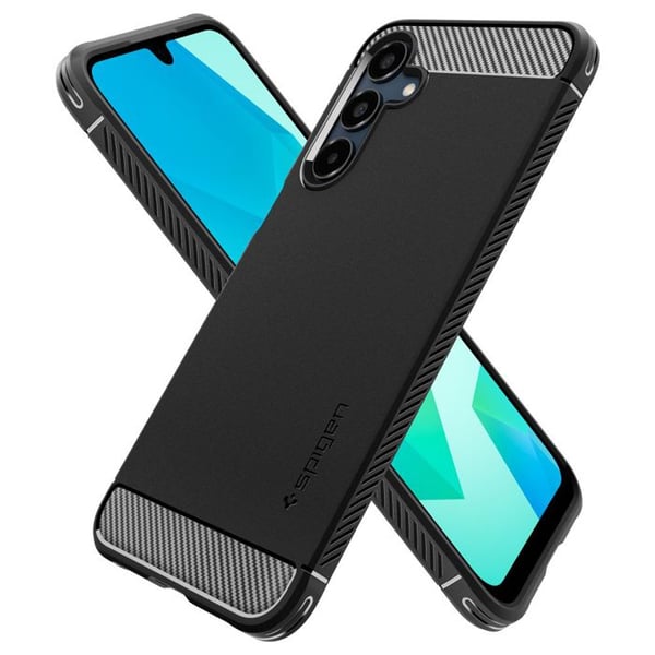 Spigen Rugged Armor-fodral för Samsung Galaxy A16 4G / A16 5G - Svart