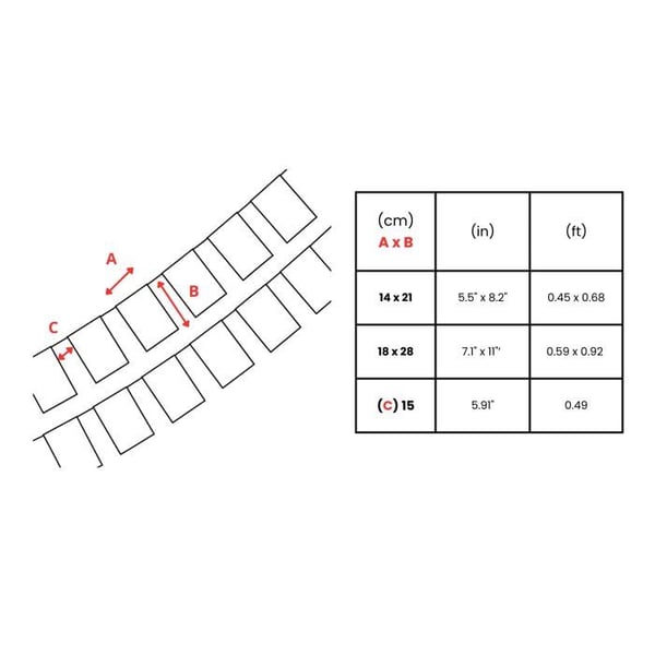Girlang – Wales flagga – 14 x 21 cm – Polyester – Att hänga – 20 stycken