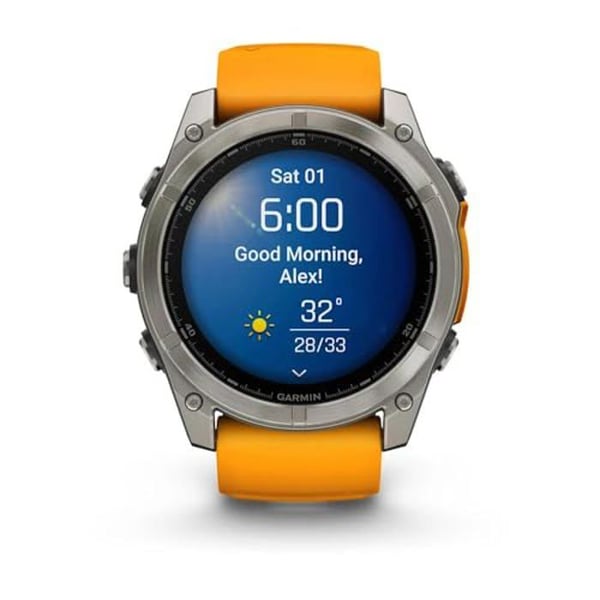 Smartwatch - Garmin - Fenix 8 - 51 mm - AMOLED - Safir - Batteritid 18 dagar