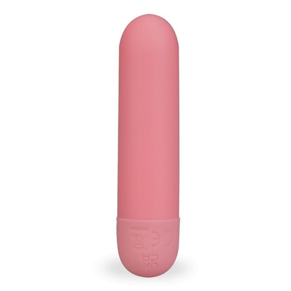Mini uppladdningsbar silikonvibrator Dazzling - Rosa