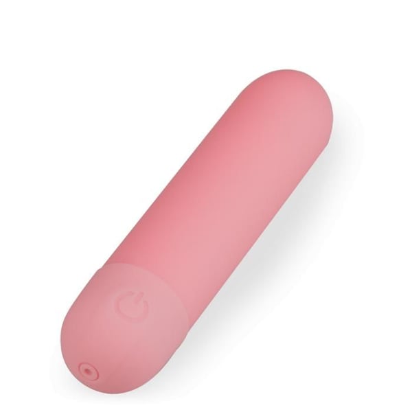Mini uppladdningsbar silikonvibrator Dazzling - Rosa