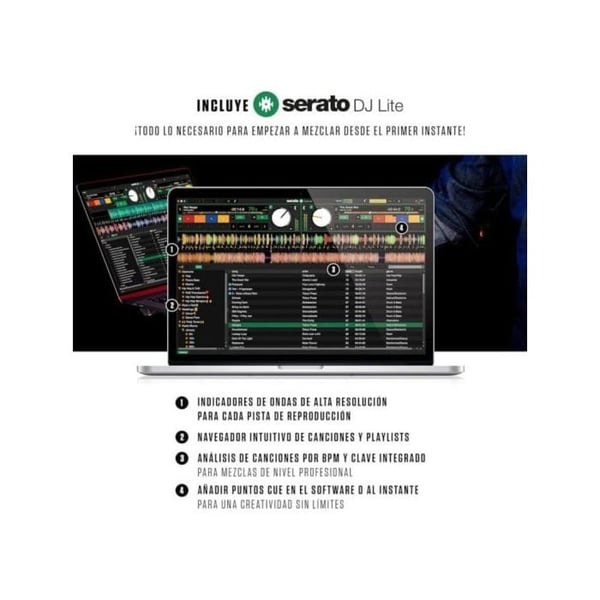 Numark Mixtrack Platinum FX DJ-kontroller USB