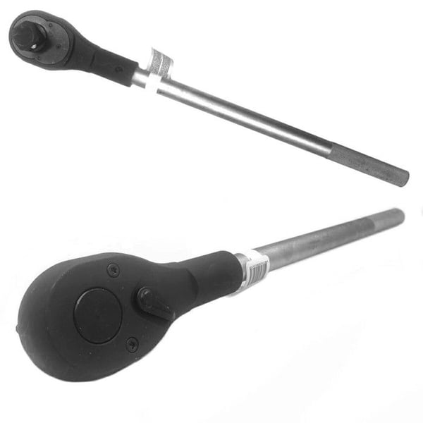 Hylsnyckel höger - Forcekraft - 3/4'' hylsor - 24 tänder - Längd 510 mm - Vikt 2,230 kg