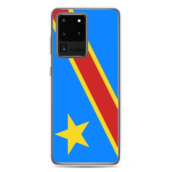 Mobilskal - Samsung - Galaxy S20 - Flagga Demokratiska Kongo - Mjuk - Flerfärgad