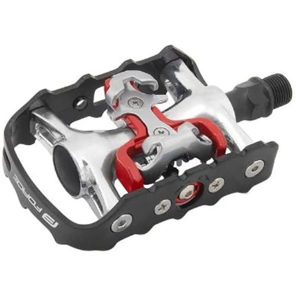 Enkel VTT-pedaler Force Click med klossar - FORCE - Vit - Kompatibel med Shimano SPD Enkel VTT-pedaler Force Click med klossar - FORCE - Vit - Kompatibel med Shimano SPD