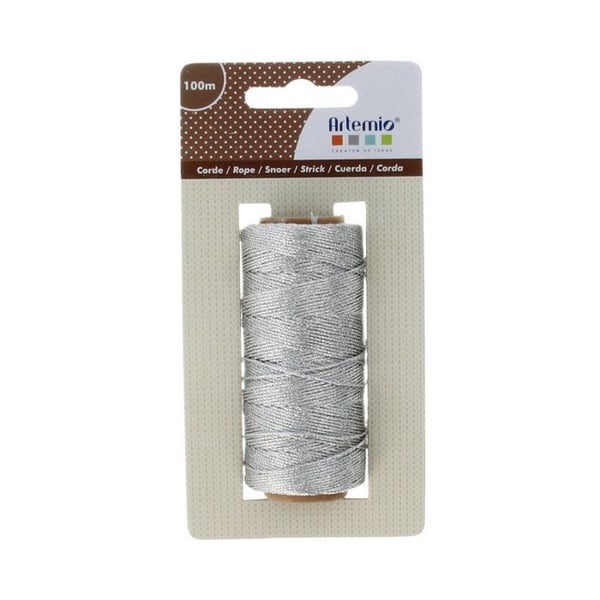 Silver snöre 100 m