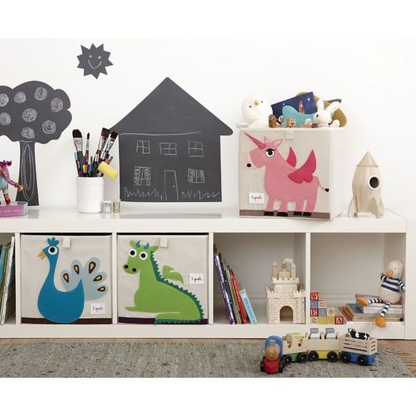 3 groddar - Unicorn Storage Cube - ELEMENT FÖR BARN