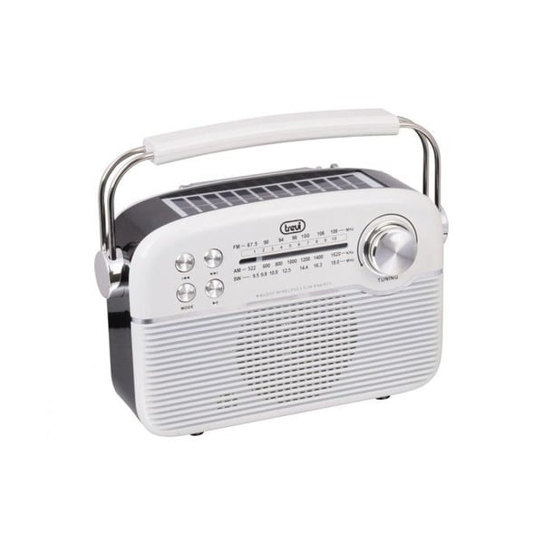 Bärbar Solradio - TREVI - RA 7F50 BT - Vit - USB Type-C - Bluetooth