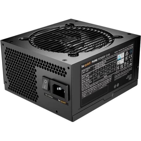 Strømforsyning PC - BE QUIET! - Pure Power 13 M - 850 W - Semi-passiv - ATX 3.1 - PCIe 5.1