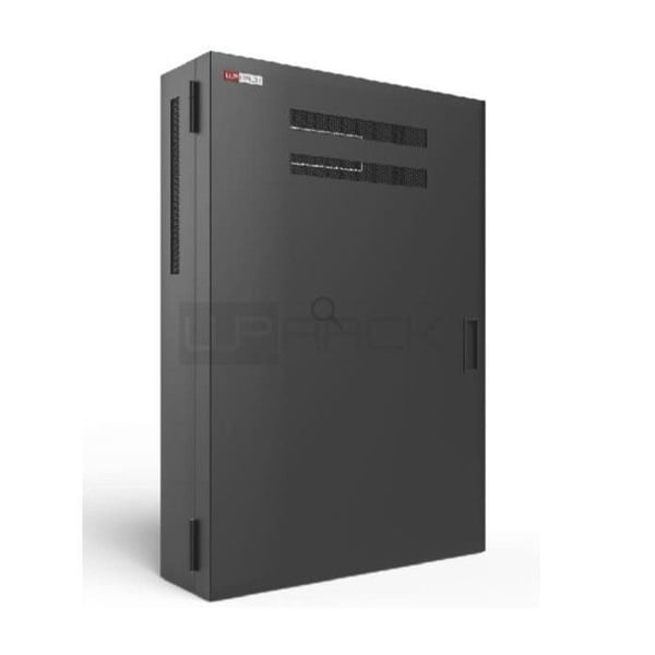 Wp Europa Rack a Vägg 7U 643x200x942 mm Svart med Justerbara Stödsträckor