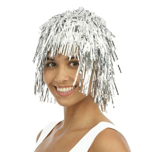 Discoboll Perruque Argent