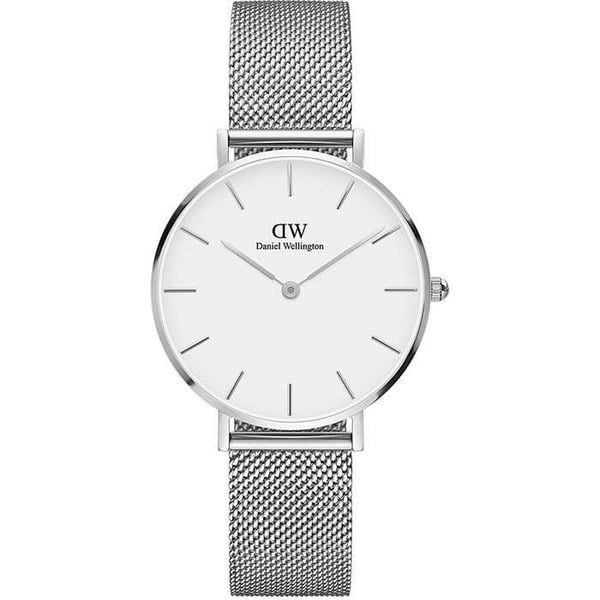 Dameur - DANIEL WELLINGTON - DW00100306 - Rustfrit Stål - Hvid Skive - Vandmodstand 3 ATM