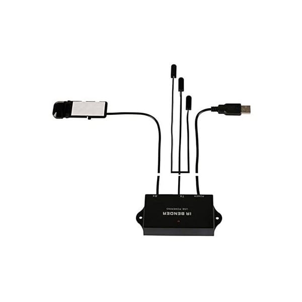 IR-signalfördelare - Velleman - IREXT2 - Kontroll av 3 enheter - USB-strömförsörjning - Svart