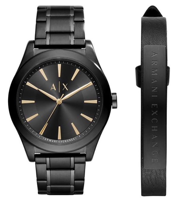 Ur - Armani Exchange - AX7102 - Rustfrit stål - Sort - Analog