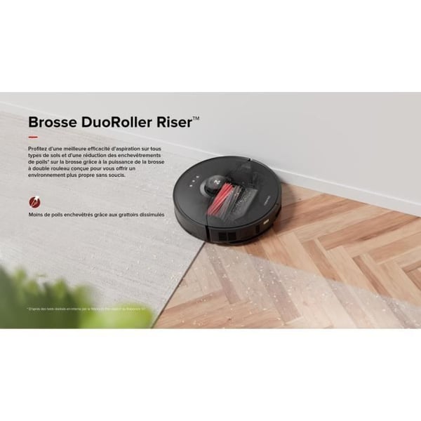 ROBOROCK S8 MaxV Ultra - Robotdammsugare med RockDock Ultra 8-i-1 - 10 000 Pa - Sido borst & DuoRoller