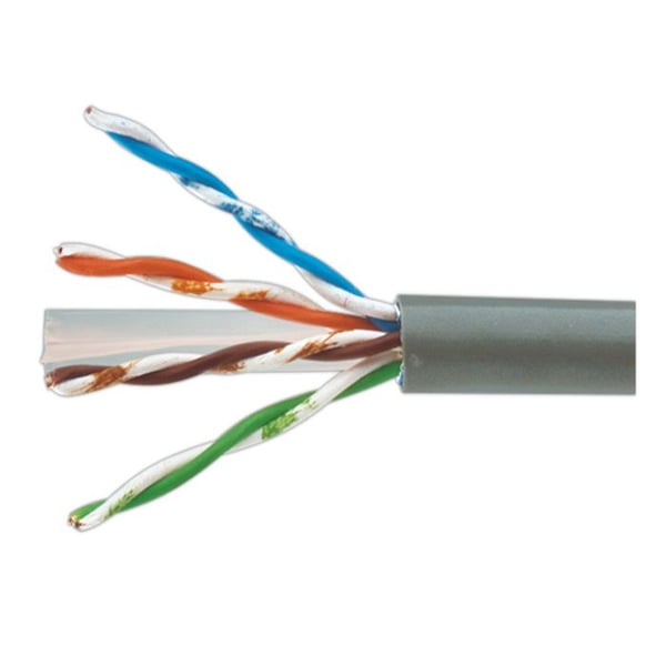 Rigid UTP-kabel - ELECTRO DH - 49.121/R - Kategori 6 - 100 mts - Kabel i bulk