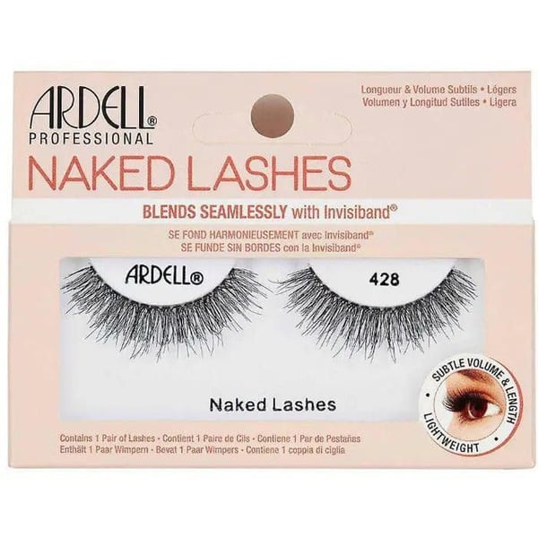 Faux Cils - Ardell - Naked Lashes 428 - Svart - Lätt - Enkel Applicering