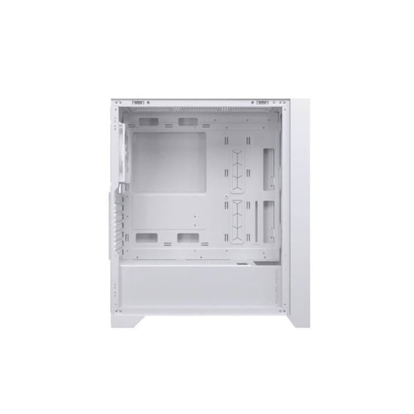 Spelchassi Einarex Pulse P600 Core Vit med utbytbar panel och härdat glas