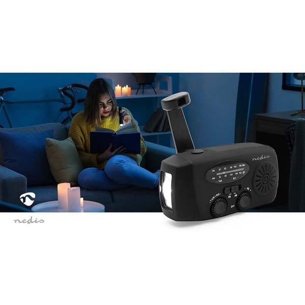 Nedis RDFMCR2000BK Nödradio