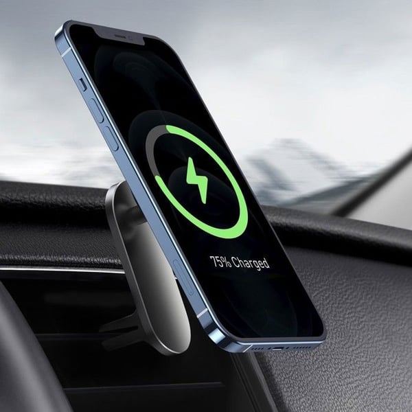 Laddare för bil - BASEUS - WXJN-01 - USB - Trådlös laddning - Svart