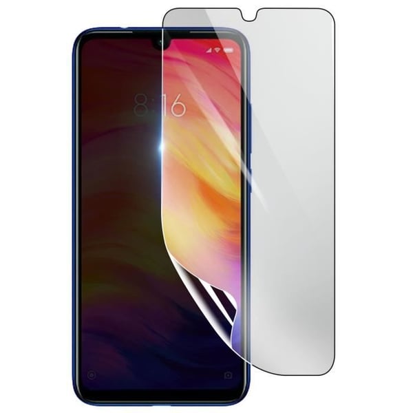 Skärmskydd - 3MK - Xiaomi Redmi Note 7 - Stötsäker Hydrogel - Genomskinlig - Reptålig