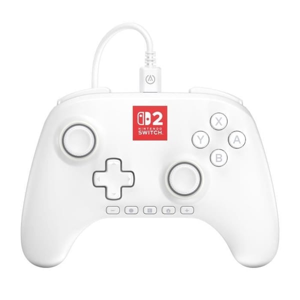 Manett för spel - Nintendo Switch 2 - Lumectra - Trådad - Vit - Power A
