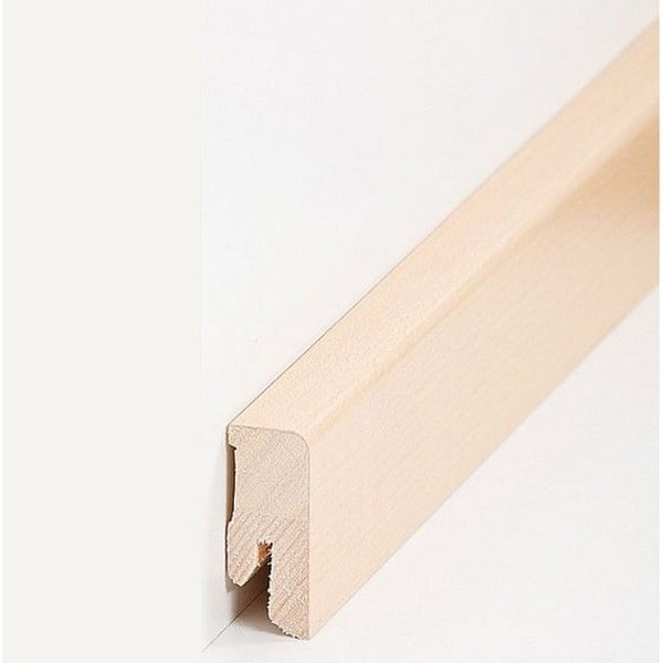 PROVISTON Fanerad träsockel 16 x 40 x 2500 mm lönn 62,5 meter | 25 stycken