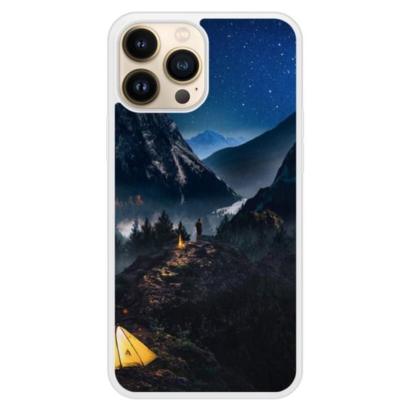 Silkonskal med förstärkt tryck kompatibel med Apple iPhone 13 Pro Max Endast i Berg.