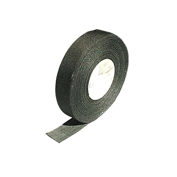 Vävt tejp - ACV - Certoplast - 9 mm x 25 m - Svart - Förpackning med 10 stycken