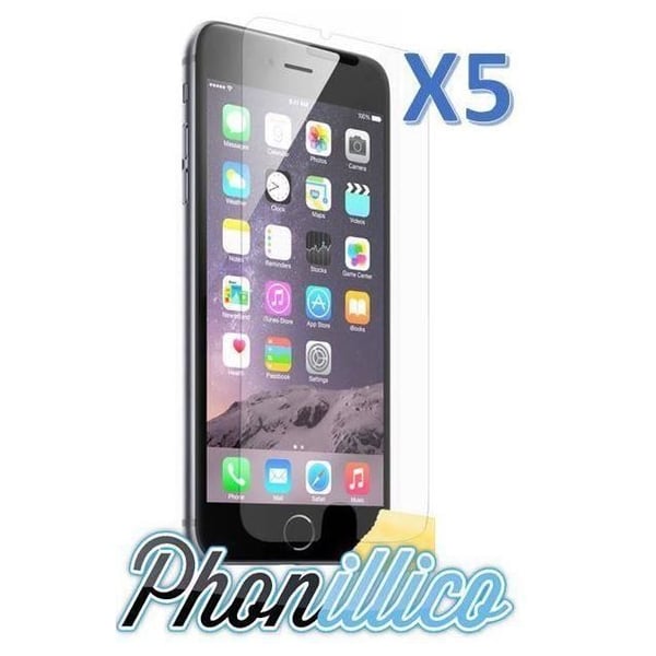 Lot 5 Filmer Skärmskydd Apple iPhone 6Plus/6SPlus Phonillico®