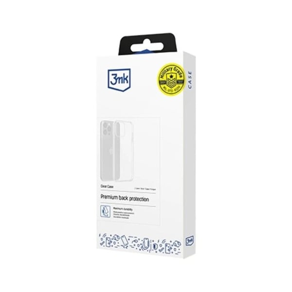 Skal - 3MK PROTECTION - ClearCase - Transparent - TPU - Kompatibel med trådlös laddning