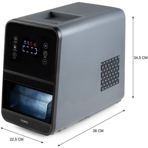 Ismaskine - DOMO - DO9286IB - 15 kg/24h - Touchskærm - Reservoir 1,5 l