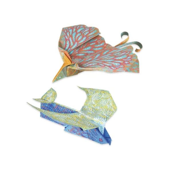 Origami - Djeco - Med vingar - Flerfärgad - 11 ark - Från 7 år