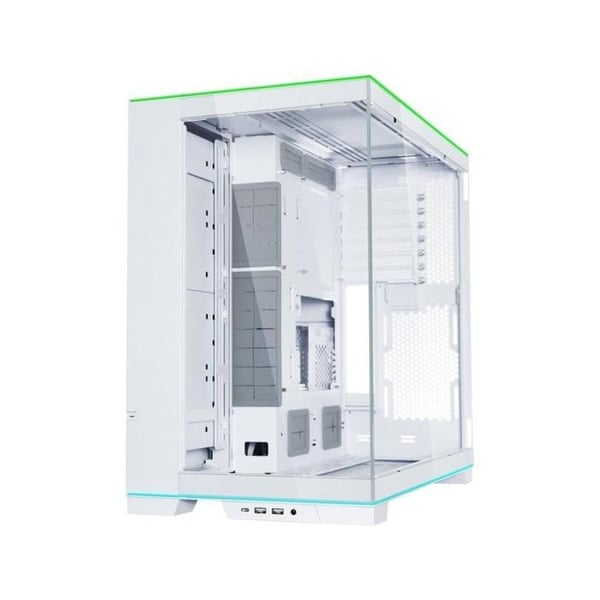 PC-kabinet - Lian Li - O11D EVO RGB - Tempered glass - RGB-baggrundsbelysning - Hvid